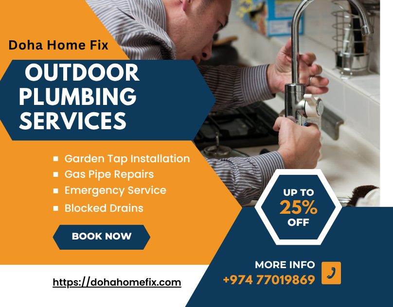 Top Outdoor Plumbing Services in Doha – Garden Tap, Drain & Pipe Installation