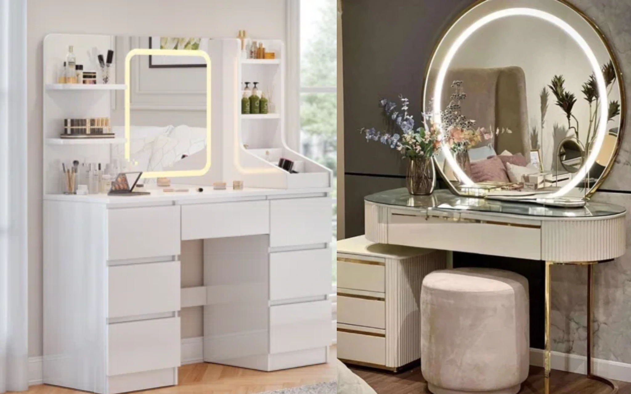 Customers browsing furniture in a store, used furniture buy and sell Qatar