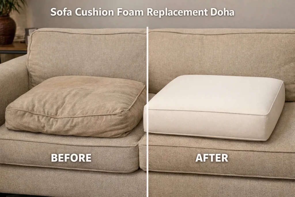 sofa cushion foam replacement Doha