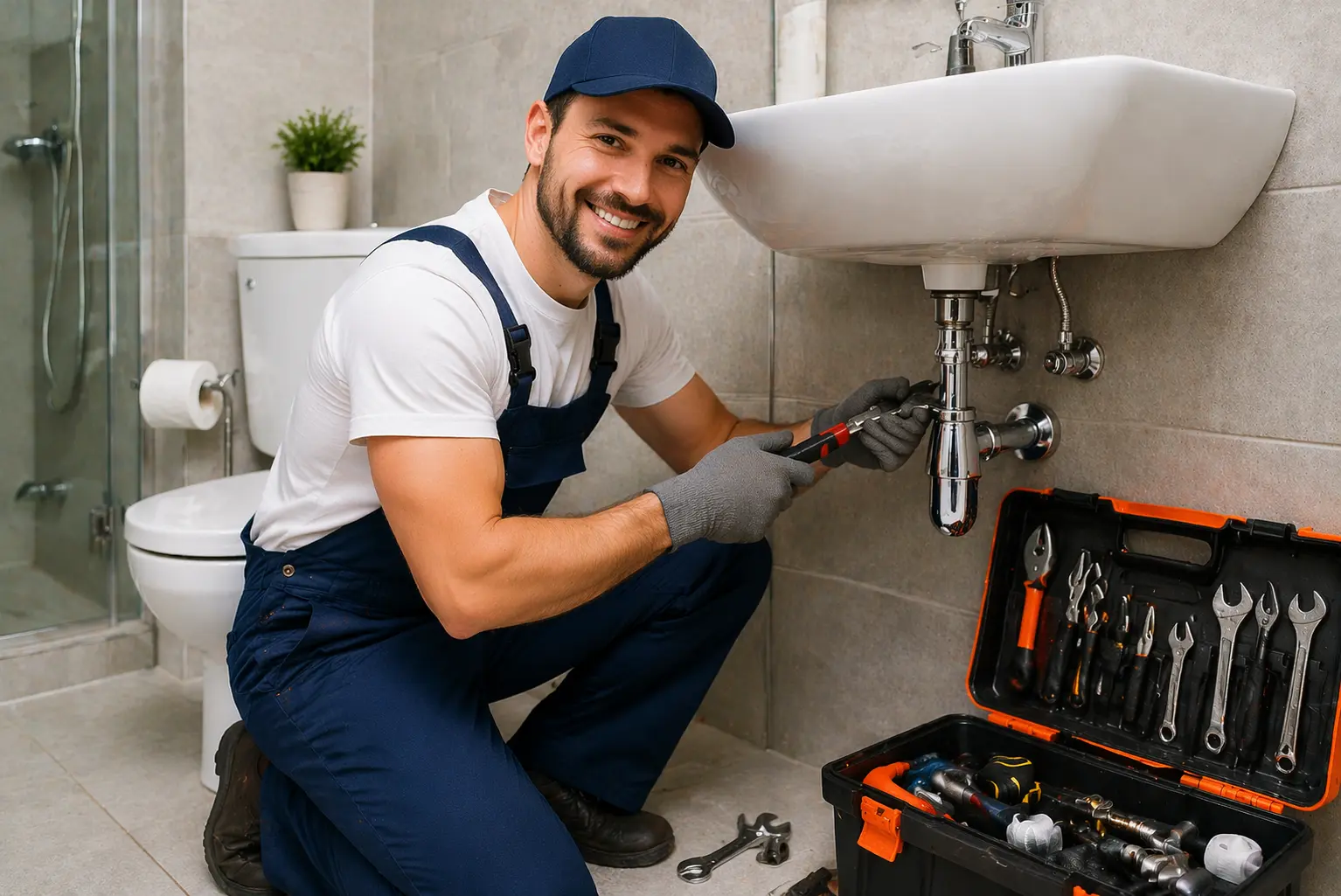 Bathroom Plumbing Services Toilet Shower Installation Doha Qatar