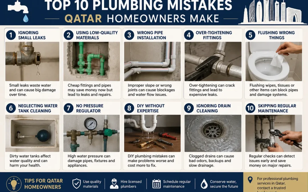 Top 10 Plumbing Mistakes Qatar Homeowners Make