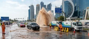 Pipe Burst in Doha?