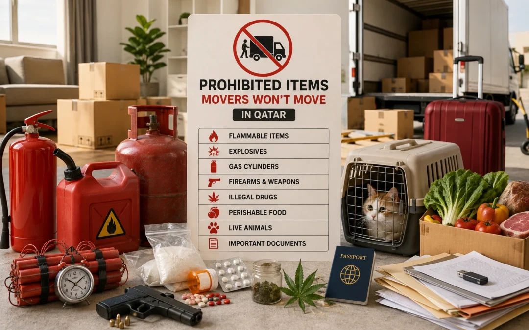What Movers Won't Move in Qatar (Prohibited Items List for 2026)